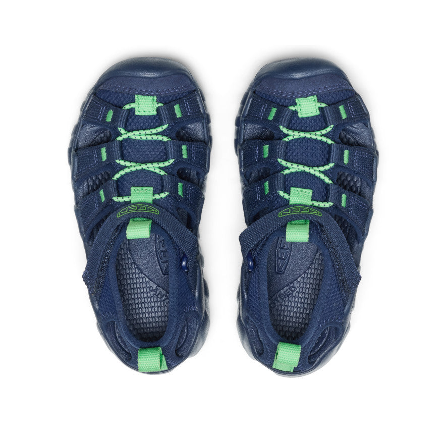 Little Kids' Hyperport H2 Sandal Naval Academy/Vibrant Green