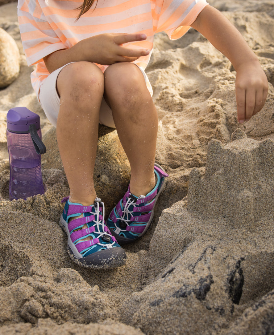 Big Kids' Newport Boundless Sandal Black/Precious Blue