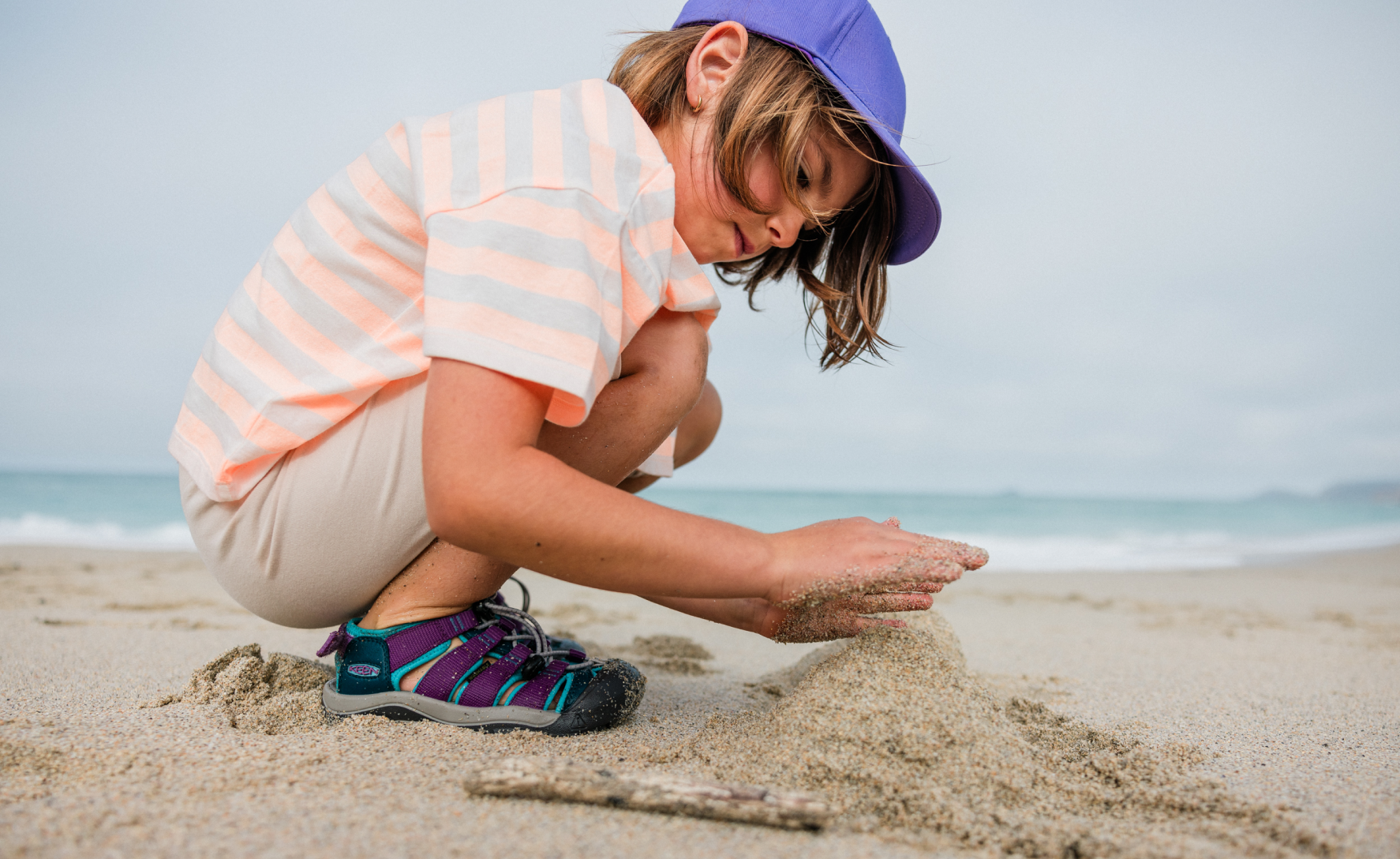 Little Kids' Newport Boundless Sandal Black/Precious Blue